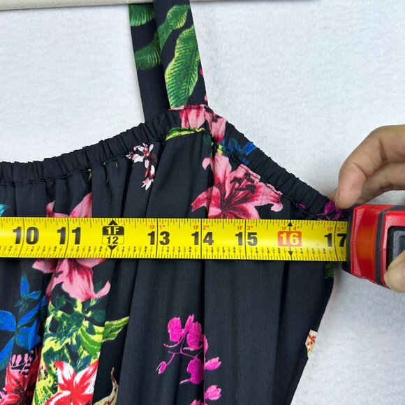 INC International Concepts Floral Tiered Maxi Dress Womens Small Resort Beach - Picture 7 of 14